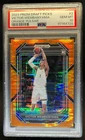 2023-24 Prizm Draft Picks Victor Wembanyama RC Orange Pulsar #/49 USA PSA 10