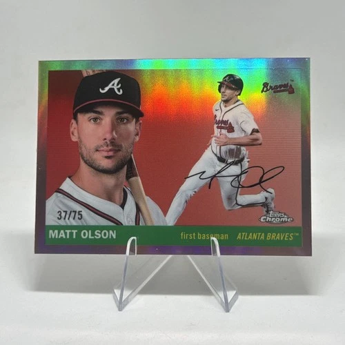 Matt Olson 2025 Topps Chrome Matt Olson #64 Gold