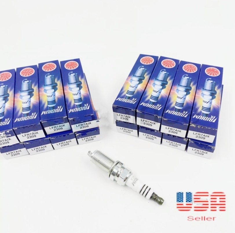 set of 16 Iridium IX Spark Plugs Upgrade Hellcat For NGK LFR7AIX 2309 NGK