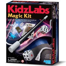 4M: KidzLabs Magic Kit - Learn 12 Magic Tricks, Sleight of Hand Set