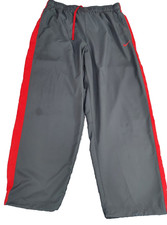 Nike Dri-FIT Track Pants Men XXL Red Stripe Drawstring Adjustable Cuff Athletic