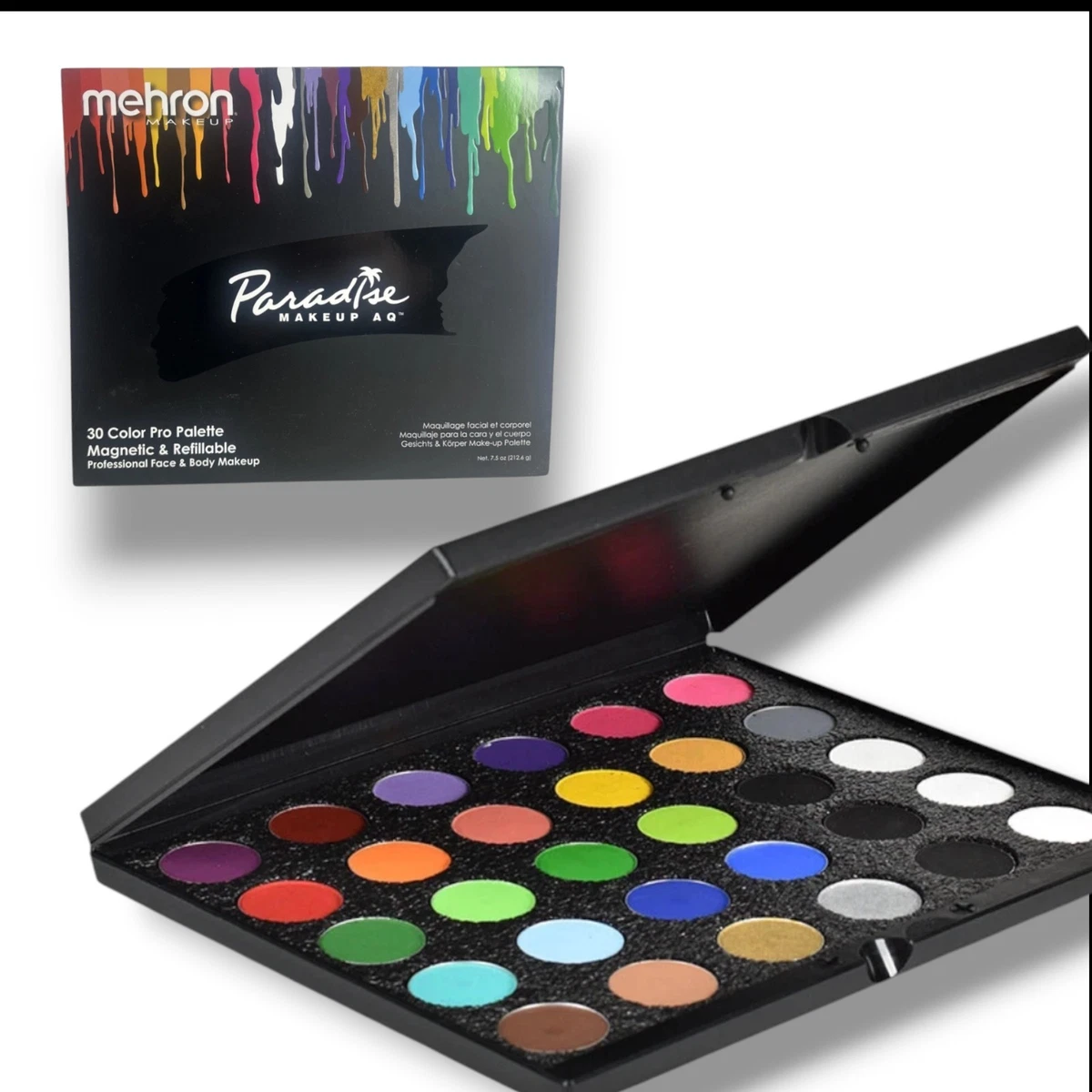 Set Di Colori per Il Viso Athena, 10 Pennelli Artistici Professionali
