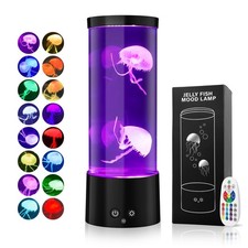 Jellyfish Lamp, 17 Light Effects, Mood Table Night Light, Remote, Fish Tank