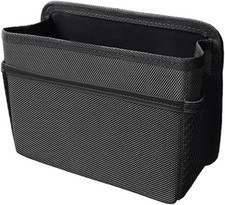 Car Trash Can, Foldable Waterproof Leather Trash Bin Garbage Organizer,