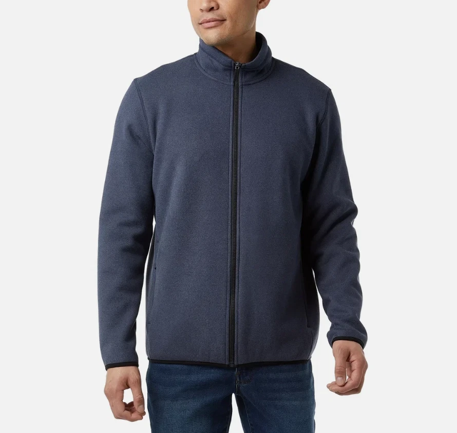 32 Degrees Heat Men's Full Zip Fleece Sherpa Mock Neck Jacket, Blue, Size M
Opens in a new window or