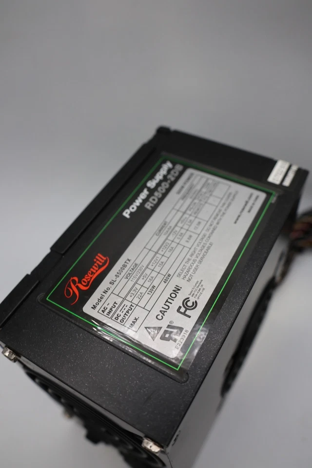 Rosewill RD500-2DB SL-8500BTX 480W Power Supply- Dut's Deals - Image 4 of 4
