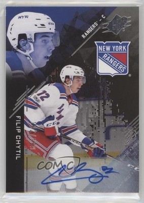 2017-18 SPx Rookies Tier 1 Auto /199 Filip Chytil #R-FC Auto RC h8p