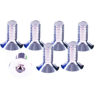 M3 M3,5 M4 M5 M6 Senkkopfschrauben Aluminium Innensechskant Senkschrauben Silber - Bild 1 von 4