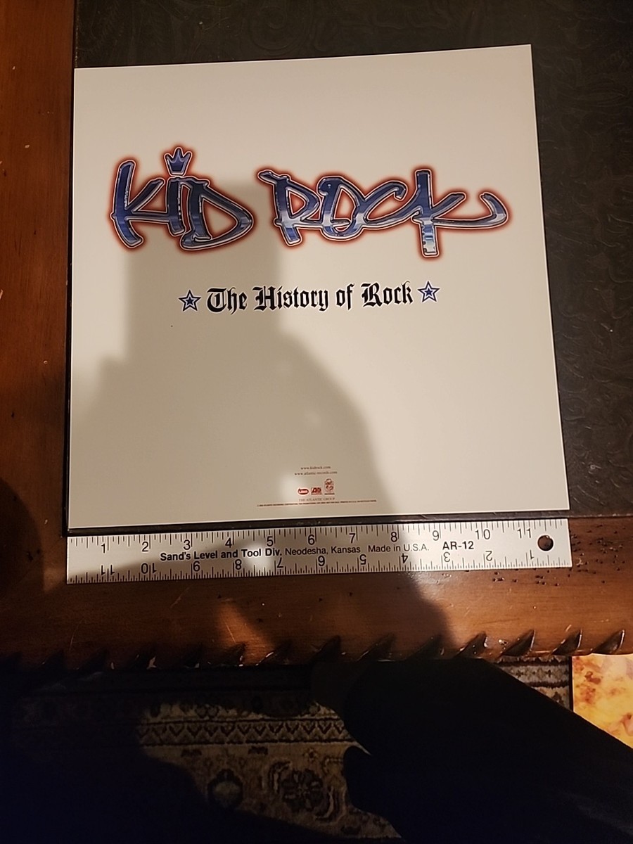 Kid Rock The History Of Rock 2sided Album/CD Release Promo