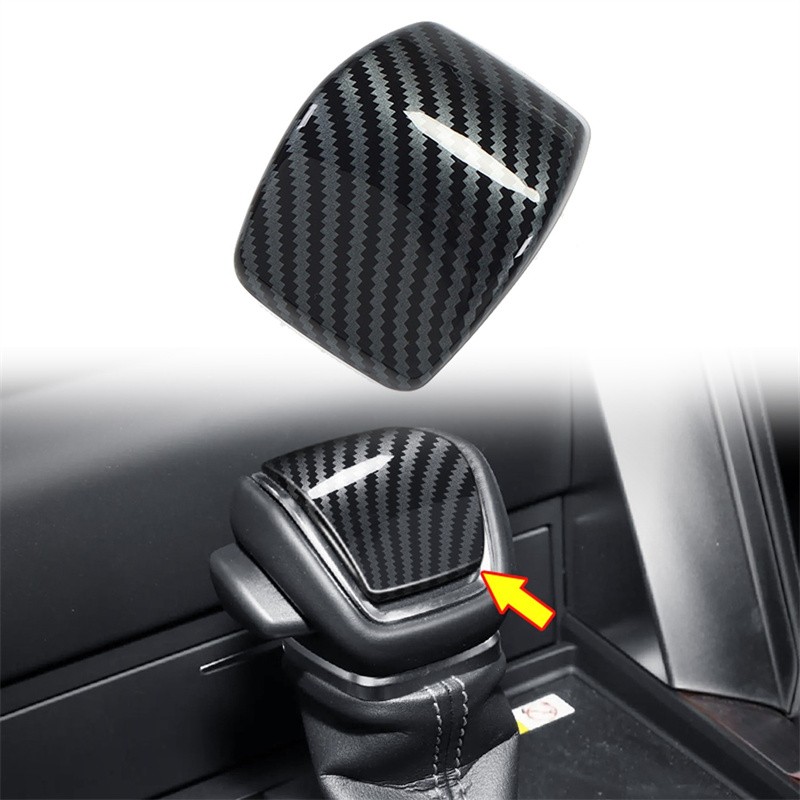 Carbon Fiber Inner Gear Shift Knob Cover Trim For Toyota RAV4 2026 2027 ...