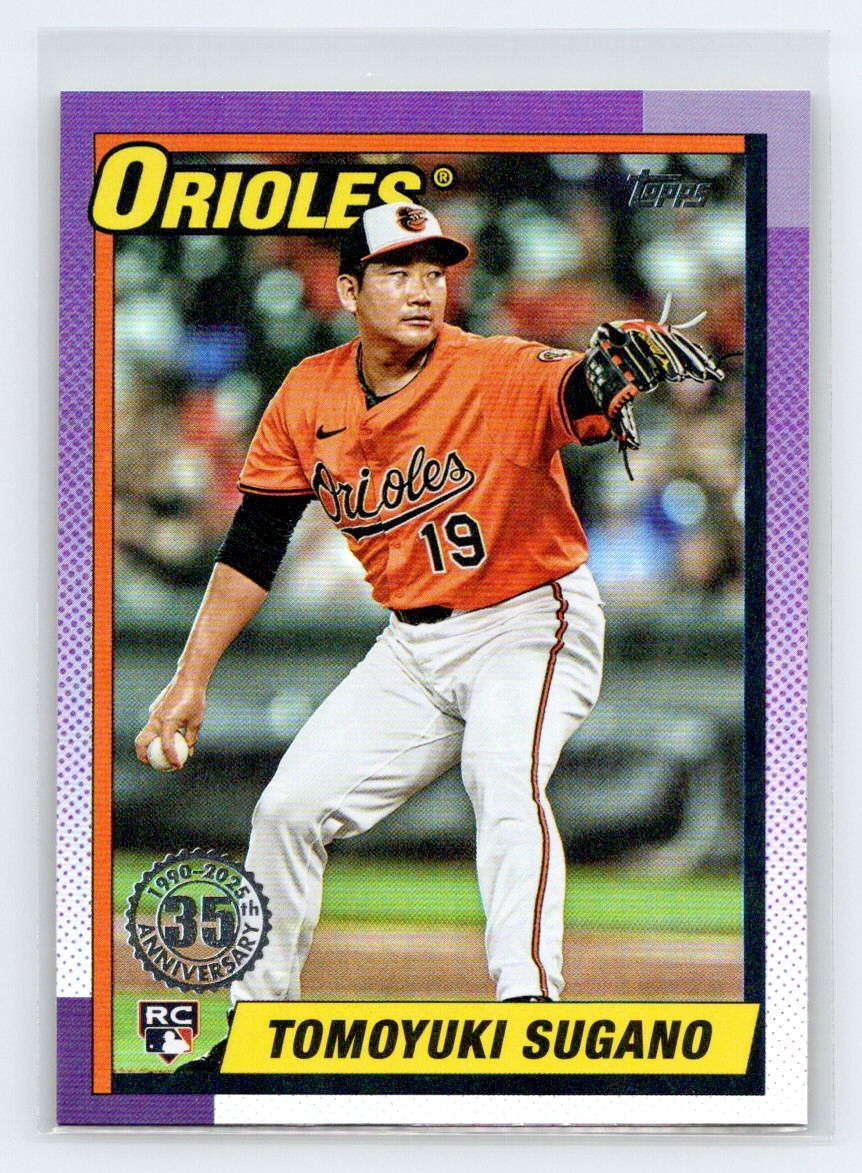 Tomoyuki Sugano 2025 Topps Update #U90-18 1990 Topps Price Guide