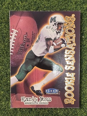 1998 Fleer Tradition #10 RANDY MOSS Rookie Sensations