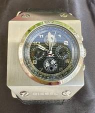 Diesel DZ-9019 Automatic 3 Time Zone Watch – Rare Discontinued Collectible