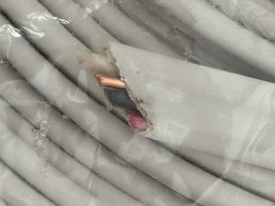 Intertek USA 12/3 wire with ground = 4 wires, 50 Ft Roll Alu coated with copper