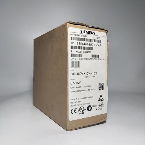Nuevo Siemens 6SE6420-2UD15-5AA1 MICROMASTER420 sin filtro 6SE6 420-2UD15-5AA1 - Imagen 2 de 2