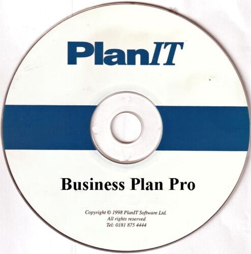 Business Plan Pro PlanIT Professional Edition Win 95, 98, & XP CD Best Bus Plan - 第 1/1 張圖片