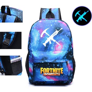 Student Kids School Backpack Book Bag Teenagers Night Luminous Galaxy Printed