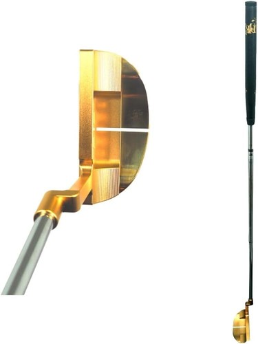 Mutsumi Honma Golf Putter RH Gold Edition MH282M 33 inch 34 inch w/head cover - Picture 2 of 7