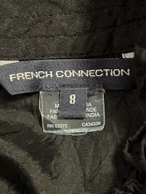 FRENCH CONNECTION Solid Black Sleeveless (Size 8)… - image 9
