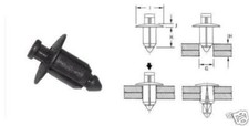 Plastic Rivet 6mm for Suzuki Yamaha Honda Ducati Aprilia undertray fasteners x20