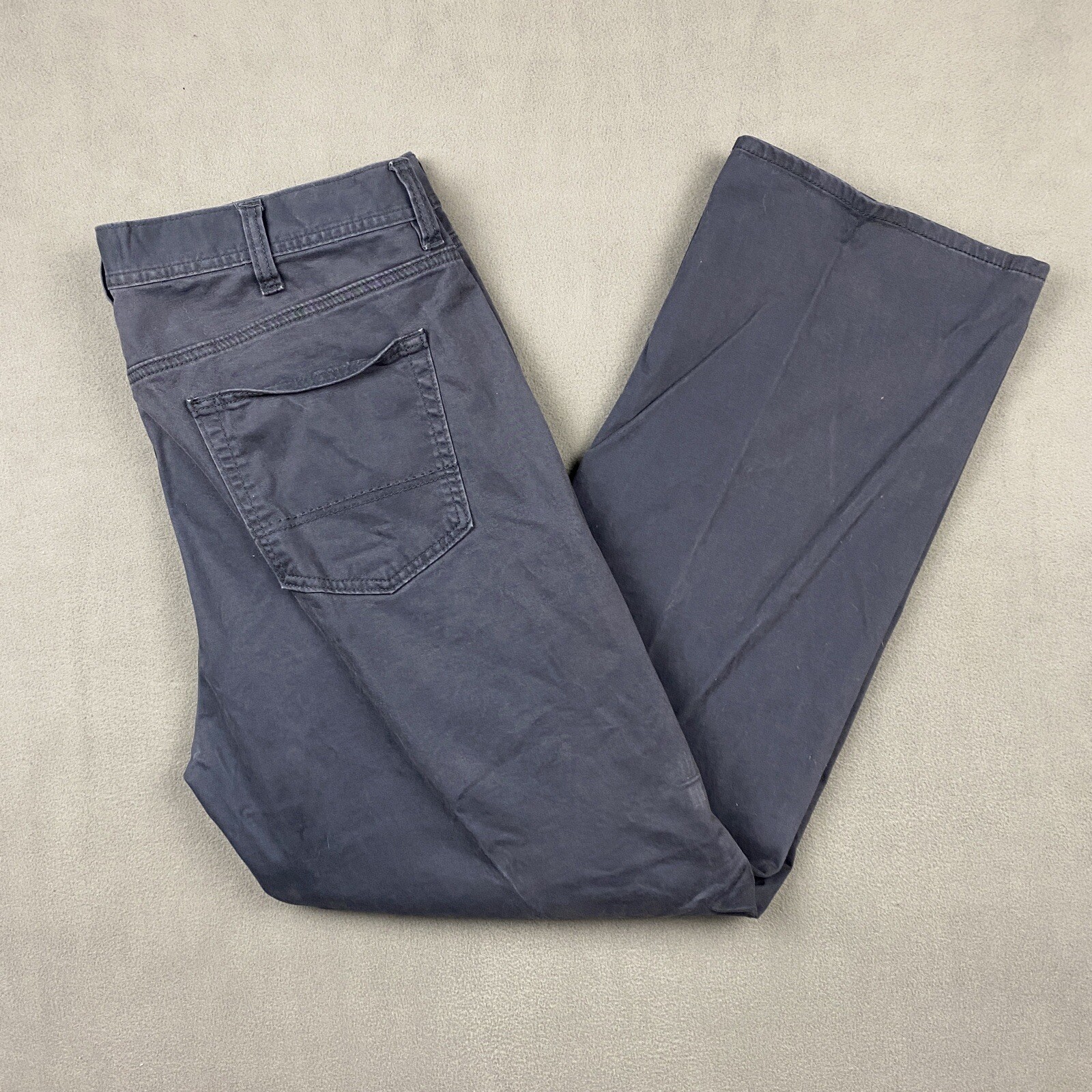 Kirkland Signature Pants Mens 40x32 Blue Chino Retro … Gem