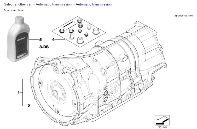BMW X3 E83 3.0 DIESEL AUTOMATIC TRANSMISSION GEARBOX 7565495 / 273