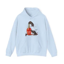 Old Crow Sour Mash Whisky Unisex Heavy Blend Hooded Sweatshirt