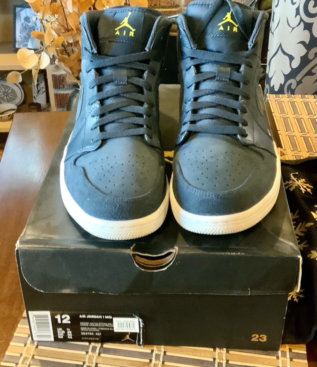 Size 12 - Air Jordan 1 Mid Armory Navy | eBay display picture 1
