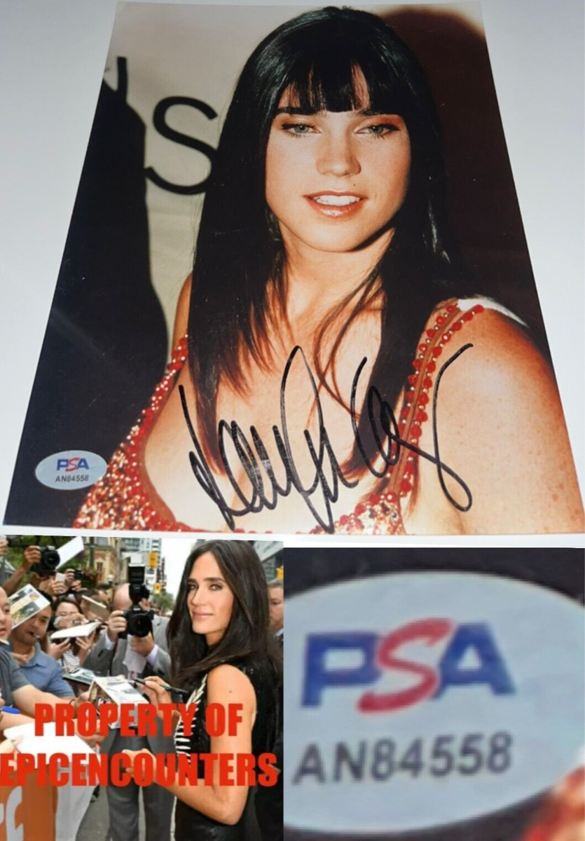 GORGEOUS JENNIFER CONNELLY FULL SIG SIGNED 8X10 PHOTO W/PROOF PSA