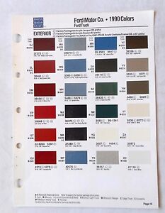 Martin Senour Color Chart