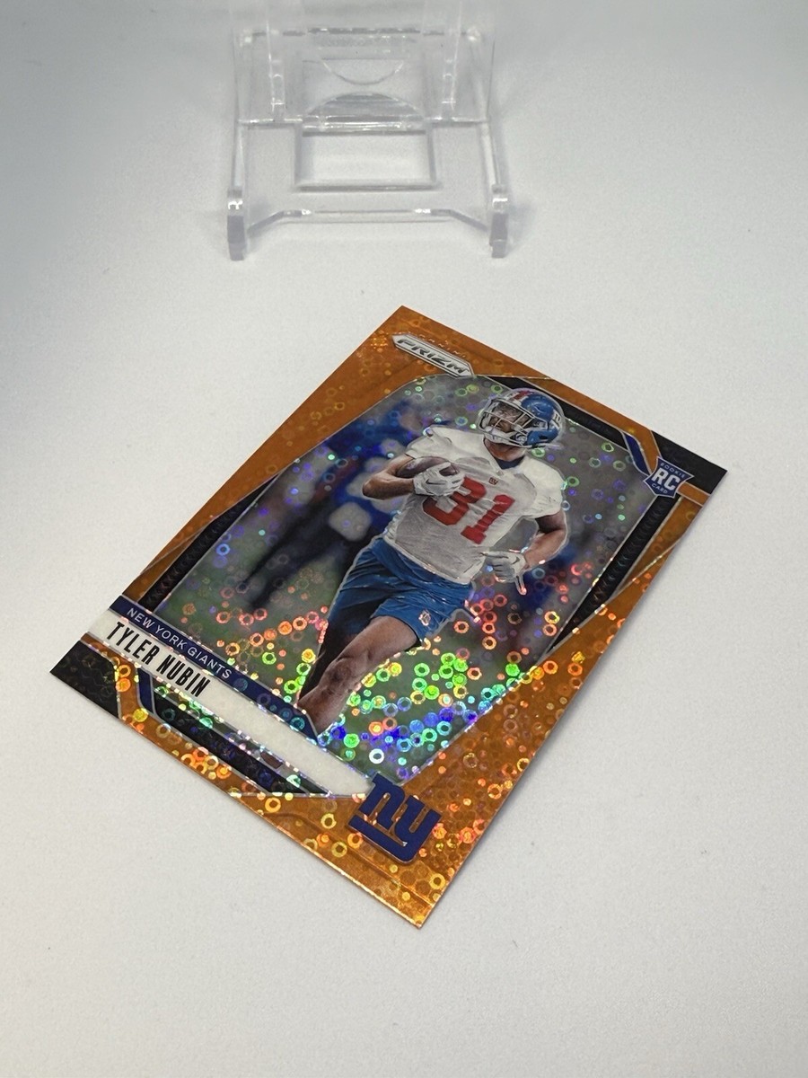 2024 Panini Prizm #395 TYLER NUBIN Rookie Orange Disco Prizm 2024 Panini Prizm #395 TYLER NUBIN Rookie Orange Disco Prizm