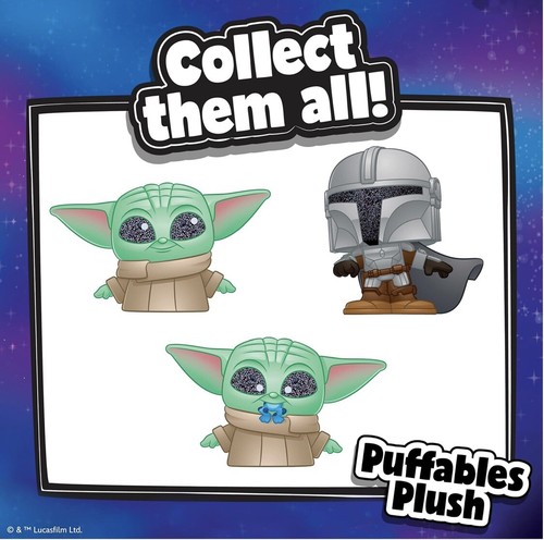 Disney-Star Wars🌌Doorables Puffables 10" Plush 🪐THE MANDALORIAN - Picture 5 of 5
