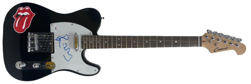 RON WOOD ROLLING STONES SIGNED ELECTRIC GUITAR AUTOGRAPH