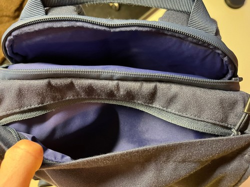 Brevite The RUNNER Camera Laptop Backpack in Navy W/ EXTRA DIVIDERS and RAINFLY! - Picture 8 of 8