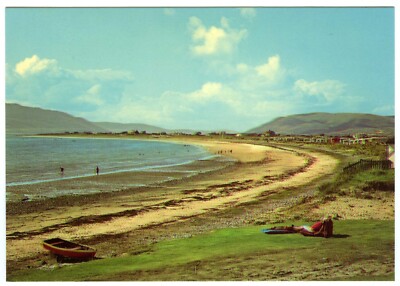 1970er Postkarte Cranfield an der Küste von Carlingford Lough County unten unbesendet