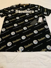 Pittsburgh Steelers NFL Short Sleeve Cotton Shirt Large New With Tags