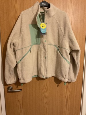 M&S Women GoodMove Borg Zip Up Fleece Jacket UK20.Marks and Spencer BNWT