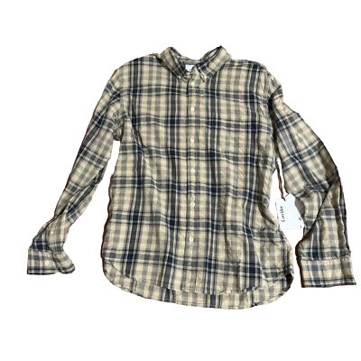Corridor New York Long Sleeve Plaid Button Shirt Multicolor XL New With Tags