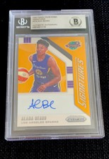 Alana Beard Rare AUTO USA WNBA HOF Final Season LA SPARKS PANINI BAS SIGNED NM+