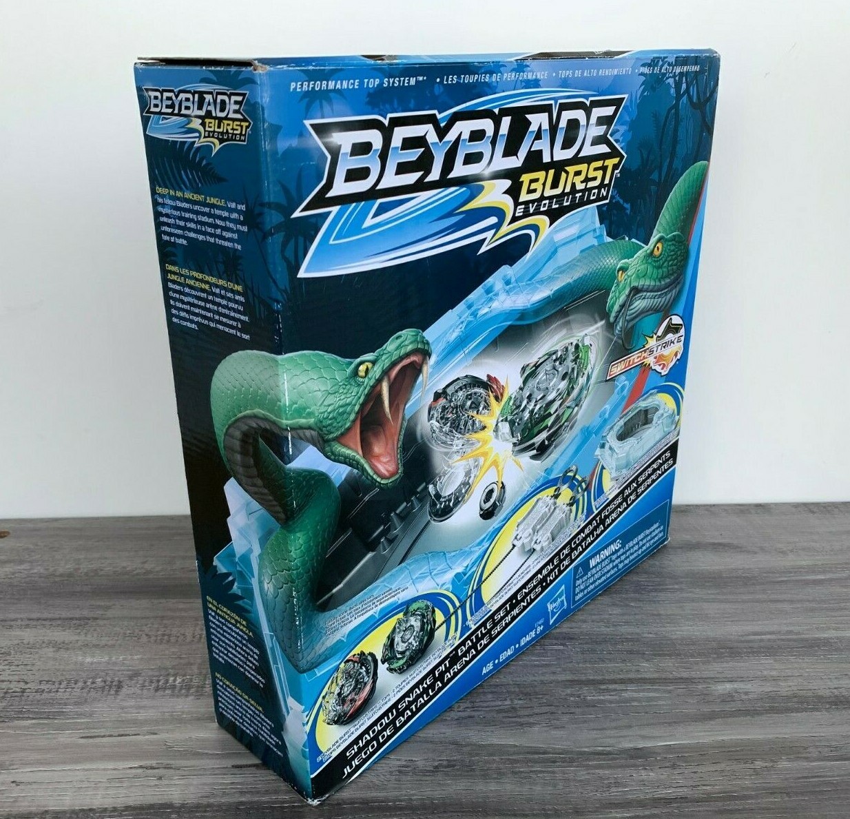 beyblade burst evolution shadow snake pit battle set
