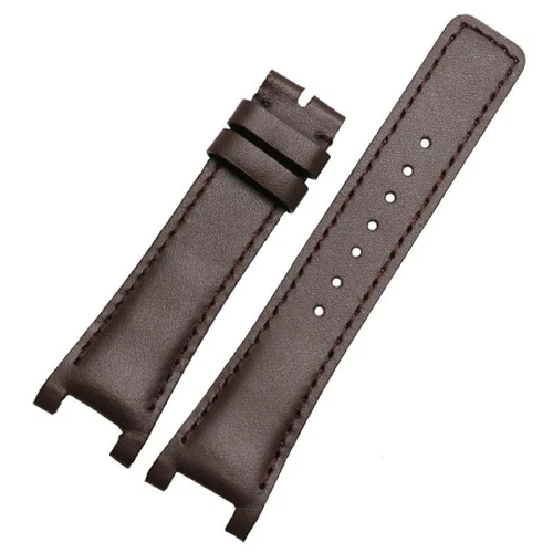 CINTURINO OROLOGIO IN VERA PELLE MARRONE NERO 22 MM PER OROLOGIO GUCCI YA13309