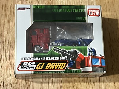 NewAge H27M David Optimus Prime Electroplating/Metallic Version Action Figure
