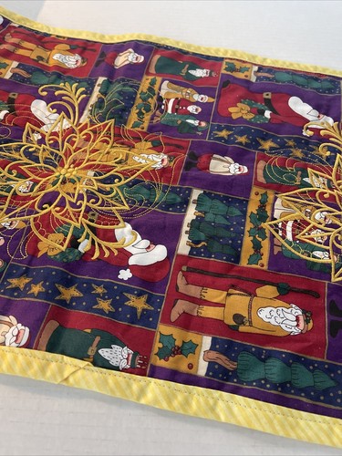 Weihnachtsmann Nikolaus Tischläufer bestickt Wende Weihnachtsstern 36x13 - Bild 15 von 15