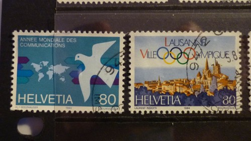 1981-1991 Swiss Stamps Set of 11 Fine Used - Picture 5 of 7
