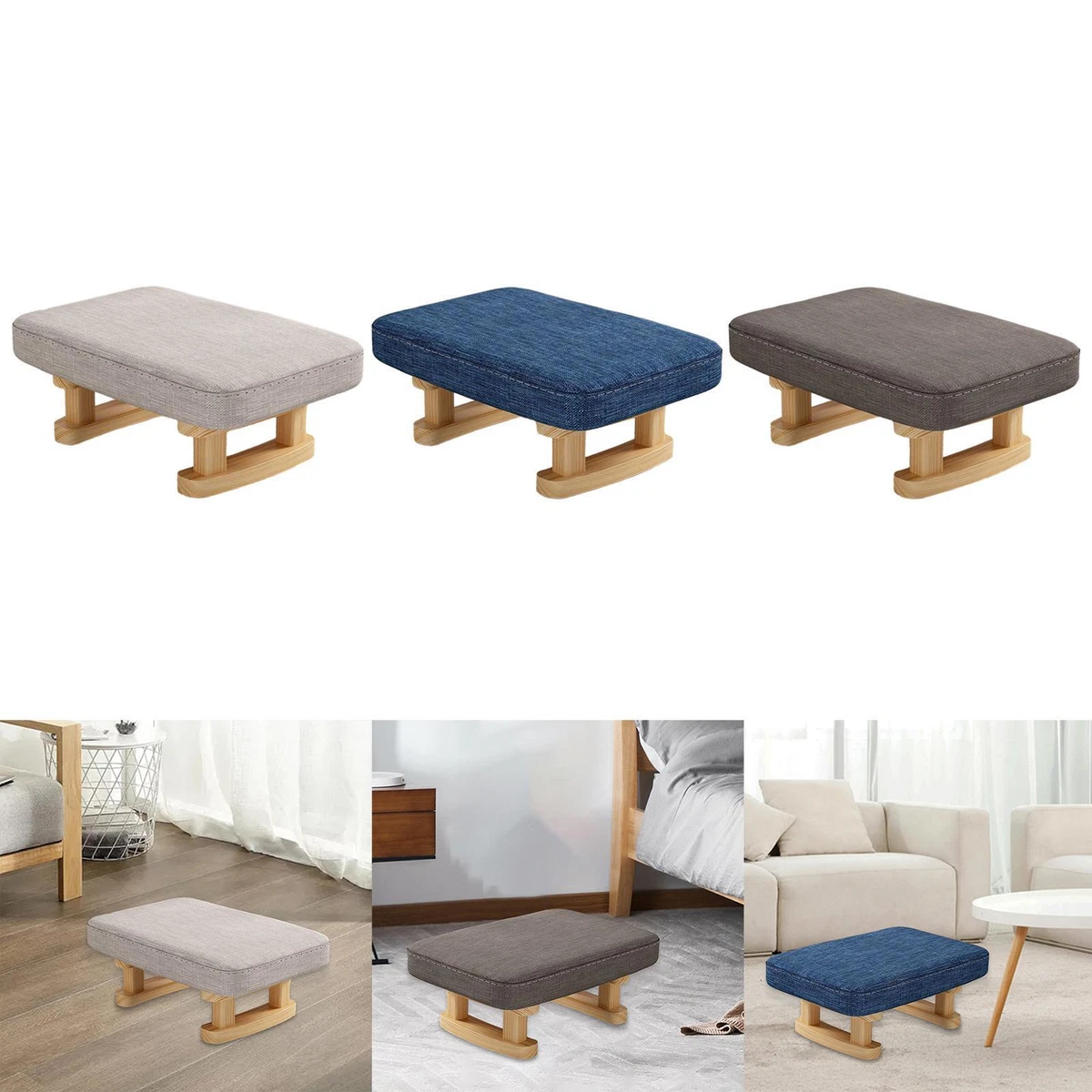 Low ottomans cheap