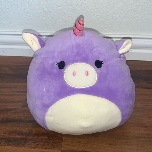 Squishmallow Astrid Purple Unicorn Glitter Horn Soft Plush Stuffed Toy 10” - Picture 10 of 10