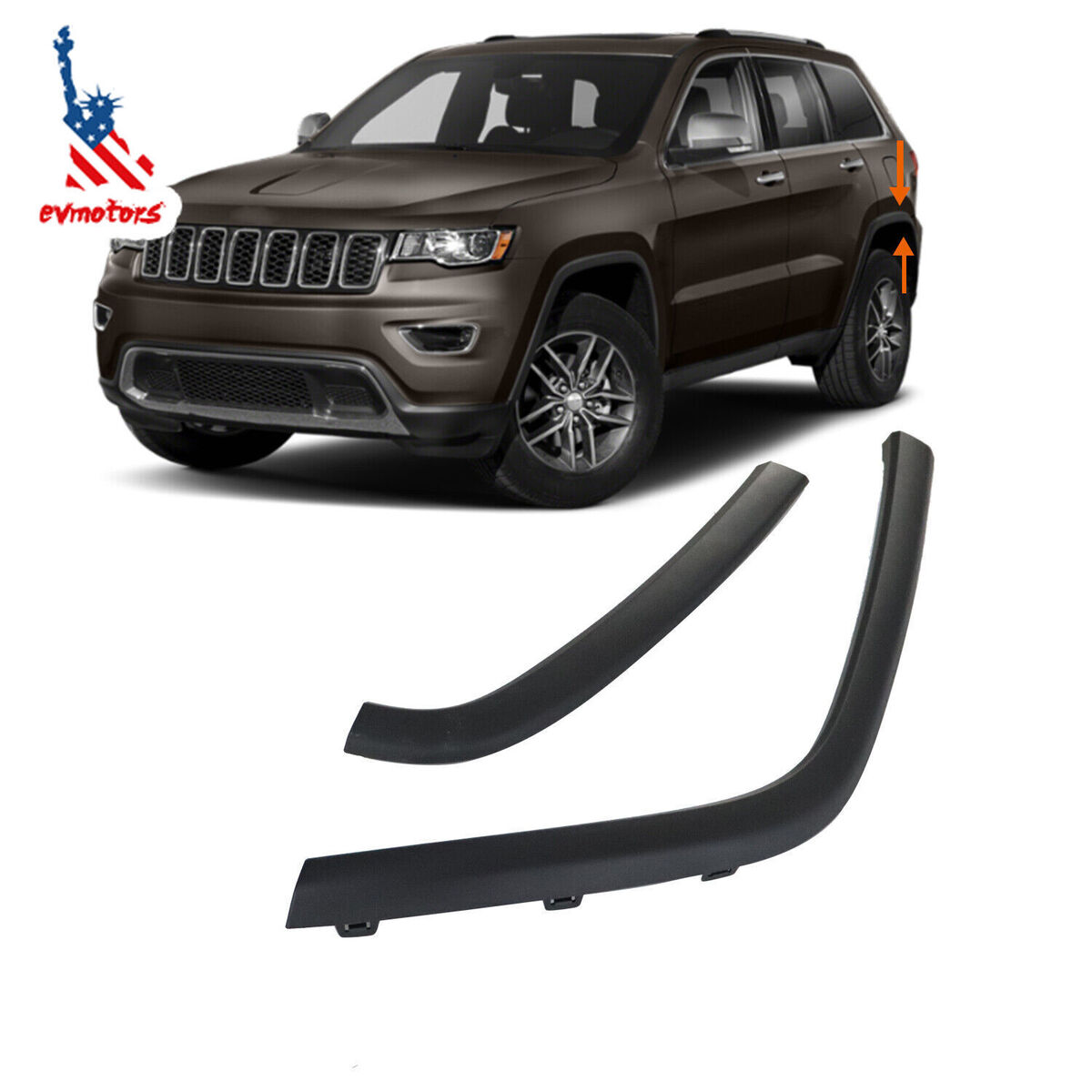 Standard Hood Fender & Mirror Kit - emblem Placement Inconsistent | JEEP Cherokee OVERLAND 2015 Standard Hood Fender & Mirror Kit - emblem Placement Inconsistent | JEEP Cherokee OVERLAND 2015