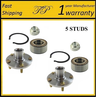 FRONT Wheel Hub & Bearing Kit For KIA OPTIMA L4 2.4L; EXC.HYBRID 2006-2013 PAIR