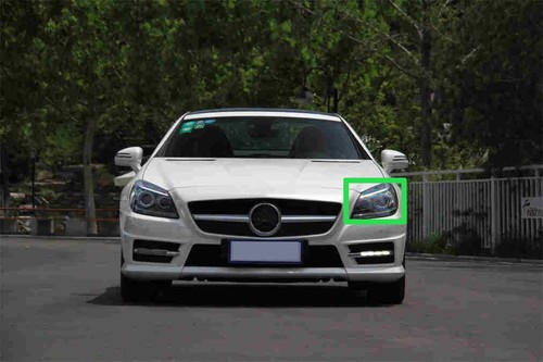 For 2011-2015 Mercedes-Benz SLK Left Side Headlight Headlamp Clear Lens Cover - Picture 3 of 5
