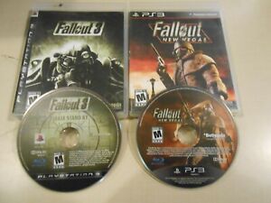 Playstation 3 Ps3 Game Lot 2 Fallout 3 Fallout New Vegas Bethesda Free Ship Ebay